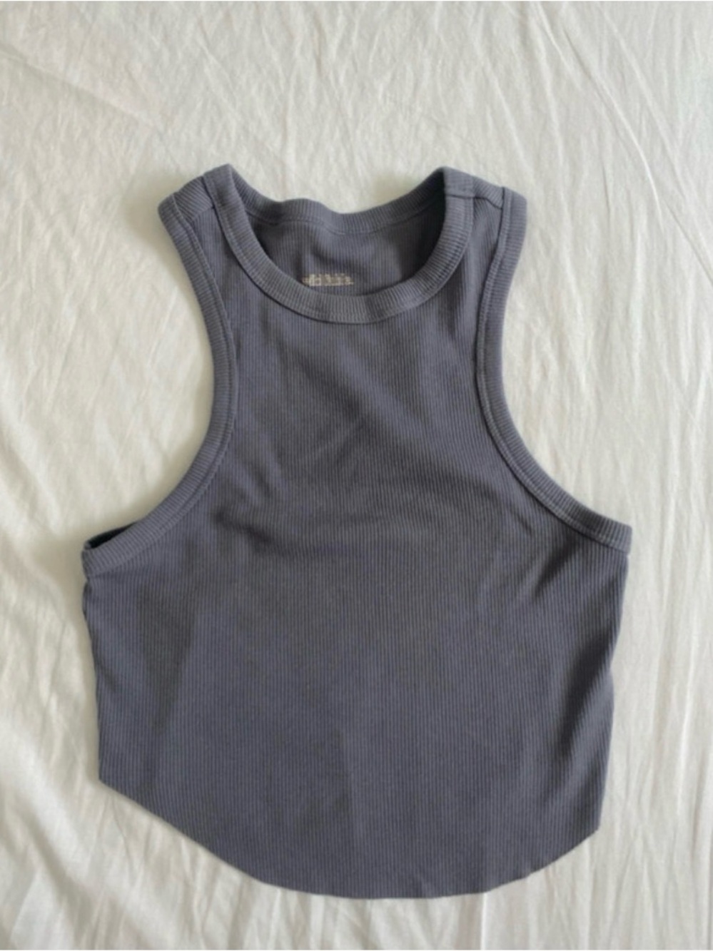 Target Ribbed Racerback Tank Top - Gray